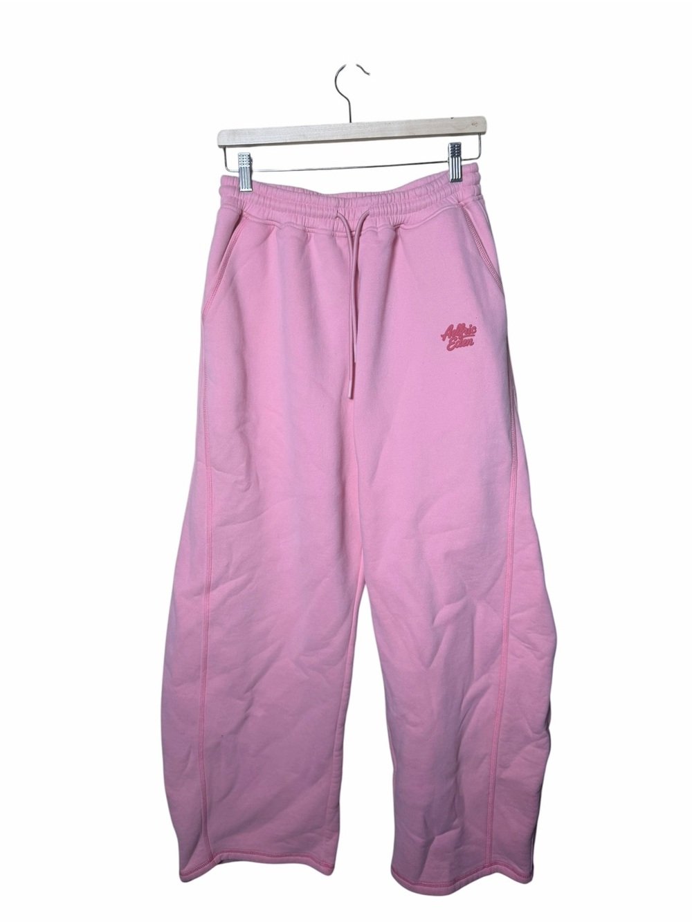 Aelfric Eden Souffle Cropped Hoodie Wide Leg Pants Set Baby Pink Size Large - Picture 5 of 10